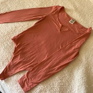 Salmon pink bodysuit